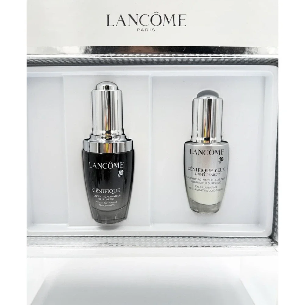Lancome Genifique Concentrate Serum 1.7oz + Yeux light Pearl Gift Set